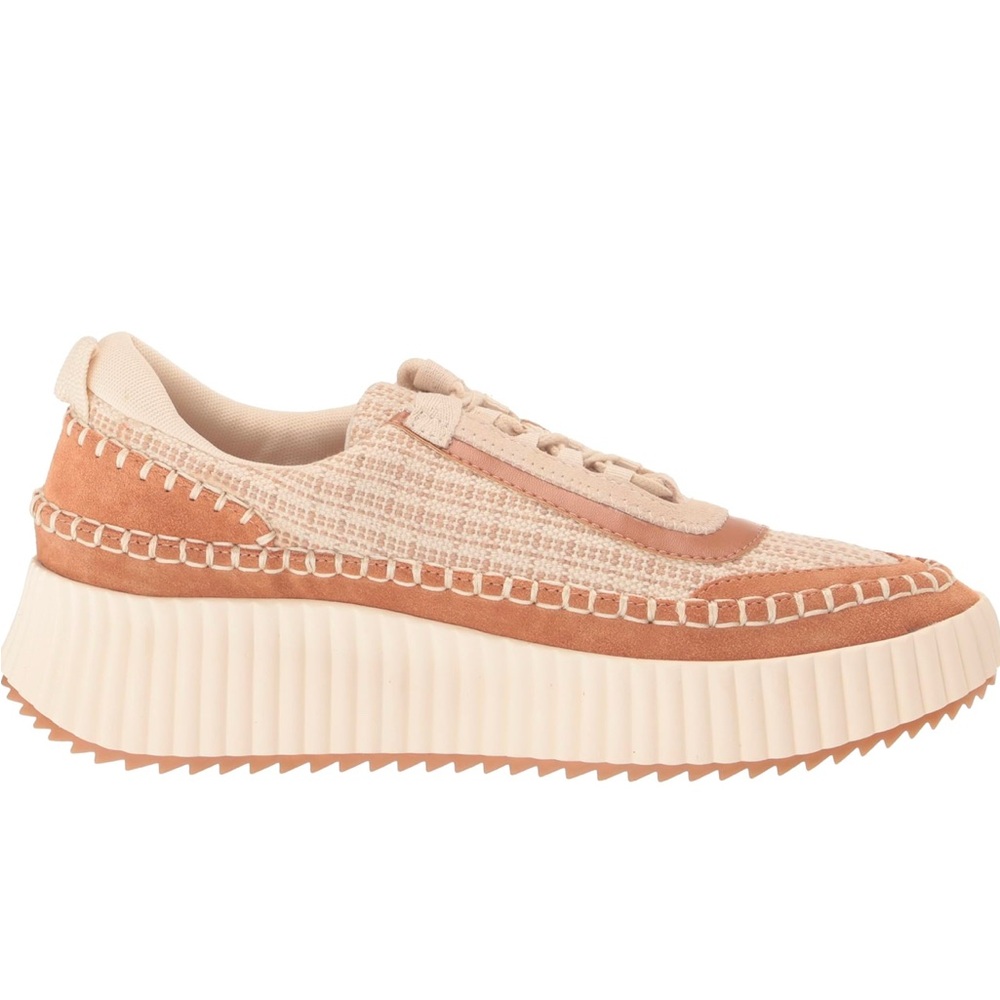 Dolce Vita Beige and Tan Platform Sneakers